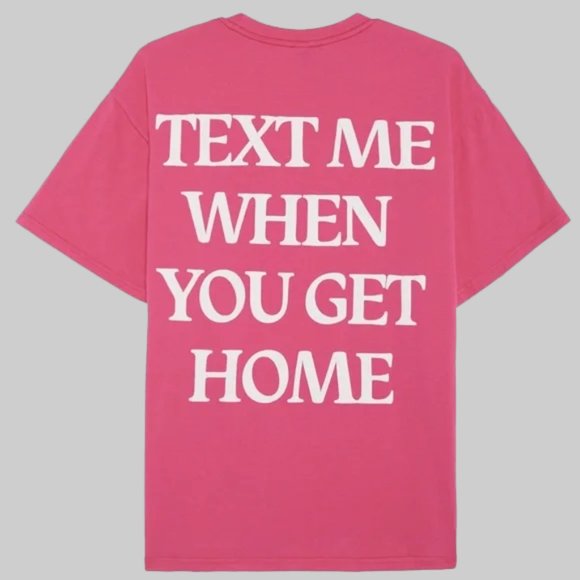 Lonely ghost- Text me Pink with white - Picture 2 of 4